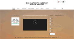 Desktop Screenshot of civiccoalition-jerusalem.org