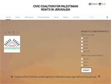 Tablet Screenshot of civiccoalition-jerusalem.org